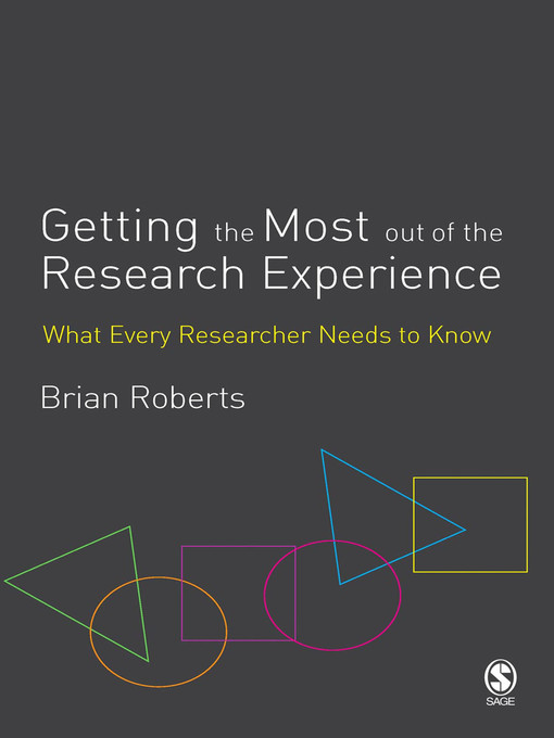 Cover image for Getting the Most Out of the Research Experience